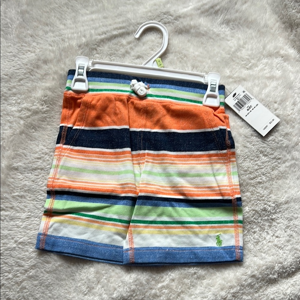 Colorful Striped Shorts